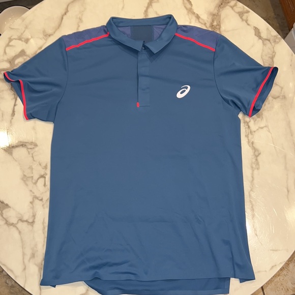 Mens Asics Tennis Polo - Picture 4 of 8